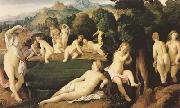 Palma Vecchio Diana discovers Callisto's Misdemeanour (mk08) oil painting picture wholesale